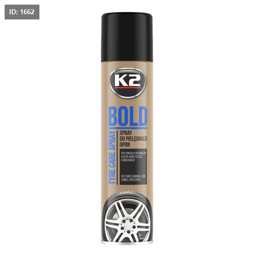 سبريه ملمع و منظف الإطارات K2 BOLD