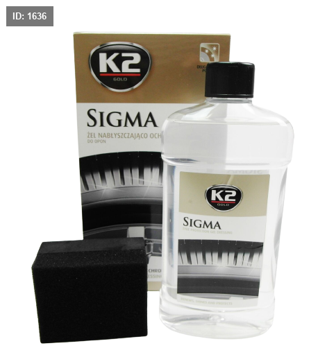 ملمع و عازل احترافي للاطارات K2 SIGMA